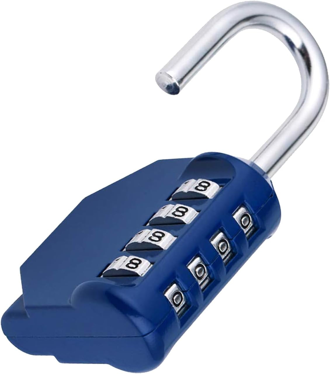 Combination Locker Lock, 4 Digit Outdoor Padlock for Gym, School, Gates