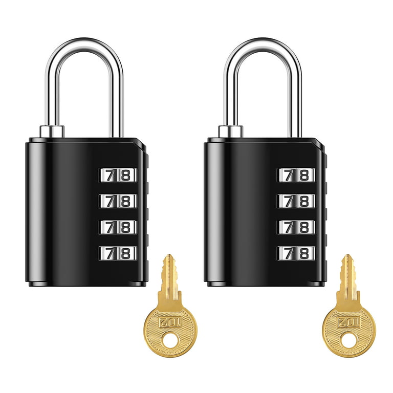 Unique Bargains Gym Locker Toolbox Gate Case Small Combination Lock 3 Digit  Padlock Silver 1pc : Target