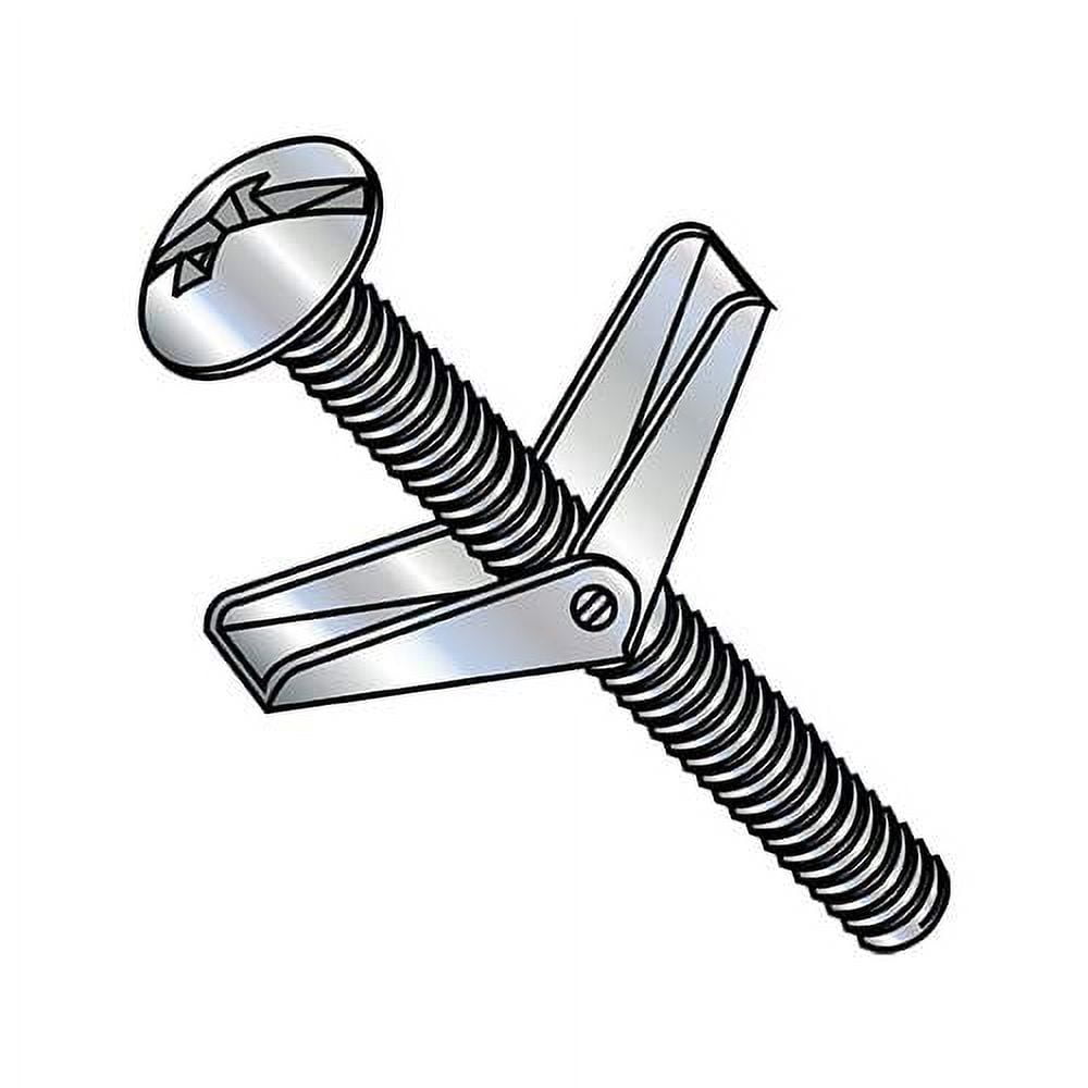 Combination Mushroom Head Toggle Bolt Zinc (Pack Qty 50) BC1048TBCM by