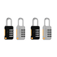 Combination Padlock, 4 Pack Small Waterproof Padlocks for School Gym