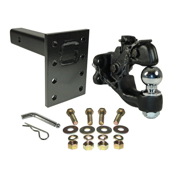 Combination Pintle Hook w/ 2-5/16" Ball, Mounting Plate and Hardware