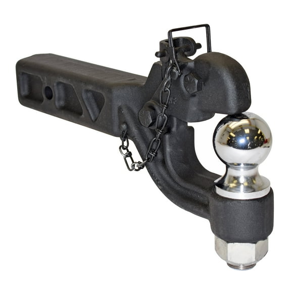Combination Pintle Hook with 2-5/16 Inch Ball for 2-1/2 Inch Receiver - Made In U.S.A.