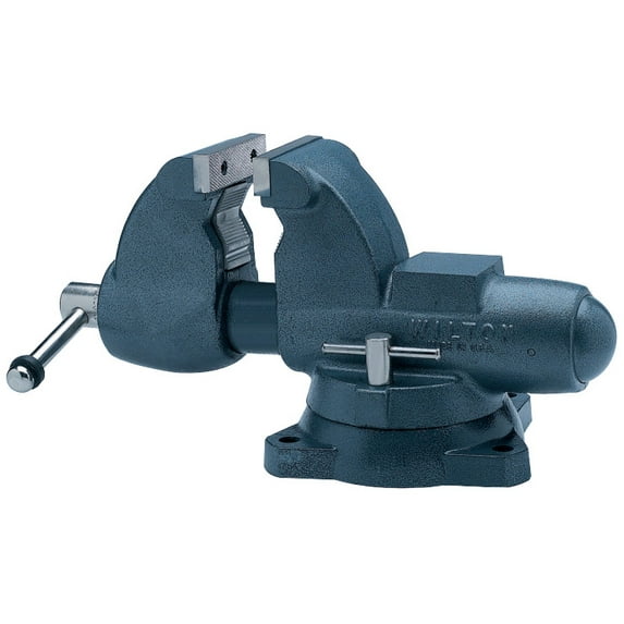 Combination Pipe/Bench Vises, 3 1/2 in Jaw, 4 1/2 in Throat, Swivel Base