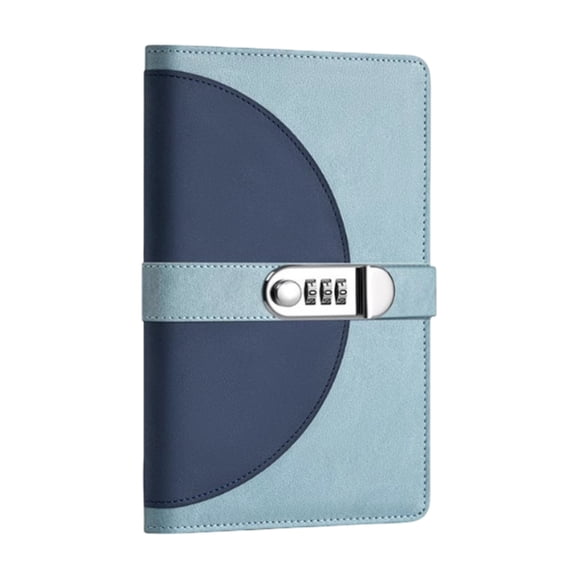 Combination Receipt Folder 40 Pockets PU Material Lockable Compact Portable for Check Cards Certificates Financial Records Home Office Travel