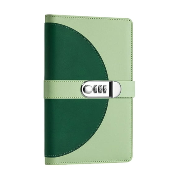Combination Receipt Folder 40 Pockets PU Material Lockable Compact Portable for Check Cards Certificates Financial Records Home Office Travel
