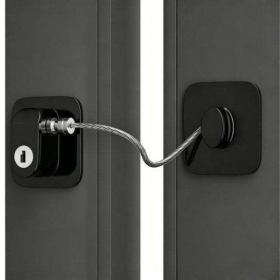 Combination Refrigerator Lock,Heavy-Duty Strong Adhesive Security Lock for Fridges,1pc or 2pcs