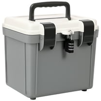 Combination Safe Box Large Capacity Document Safe Box with Combination Lock Portable Locking Organizer for Home Office Traveling