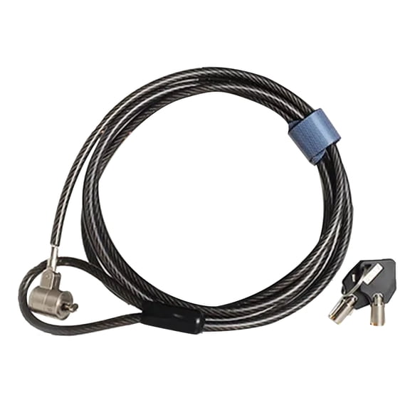 Combination Security Lock Cable Laptop Cable Lock for 6x2.5mm Hole Laptop Protector Theft for Desktops Laptops
