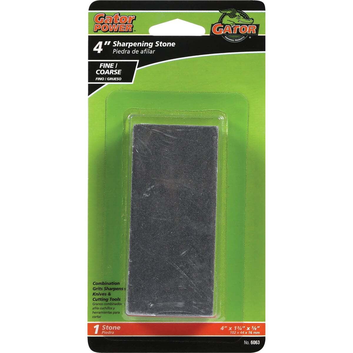 ALI INDUSTRIES 6063 Combination Stone, 4-Inch x 1-3/4-Inch x 5/8