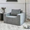 thumbnail image 1 of Combination Sofa Chair,High Rebound Density Sponge Sofa Couch, Large Bean Bag Sofa for Living room Bedroom Gaming Room,Grey, 1 of 7