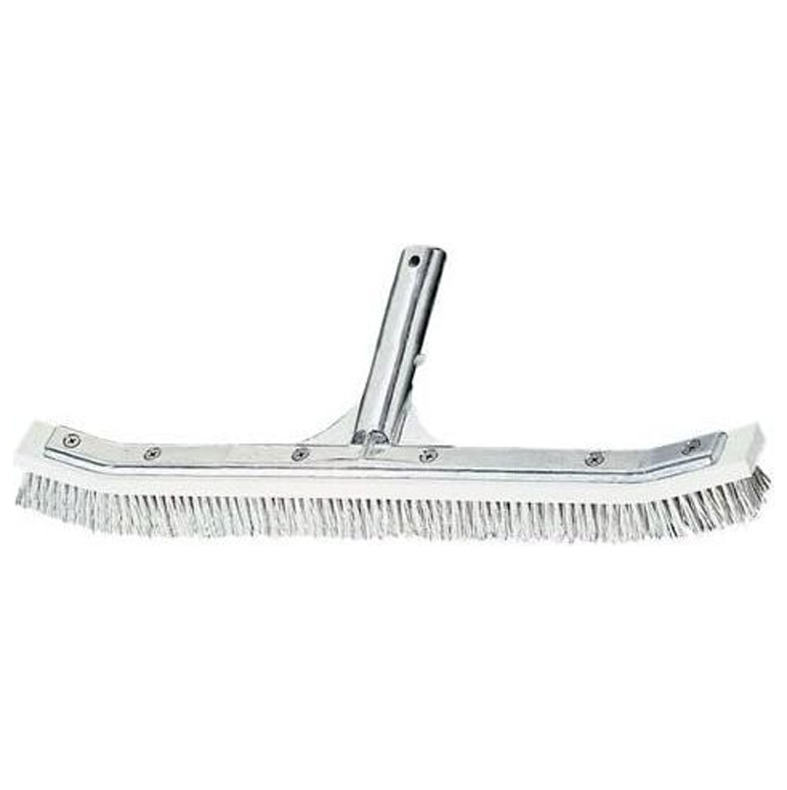 Combination Stainless Steel/Synthetic Bristle Wall Brushes for Swimming