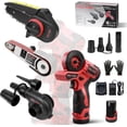 thumbnail image 1 of PRO-FOR 12V Brushless Combination Power Tool Kit, 3-in-1 Cordless Multi-Head System with Mini Chainsaw, Belt Sander, Blower, Interchangeable Heads for DIY & Home Workshop, 1 of 8