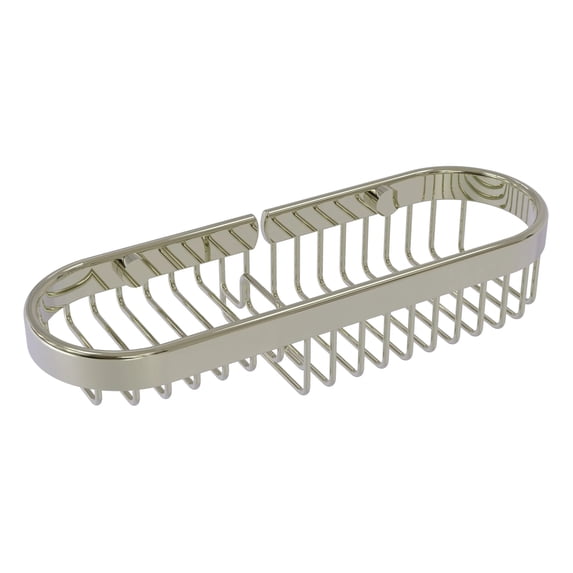 Combination Wire Basket in Polished Nickel