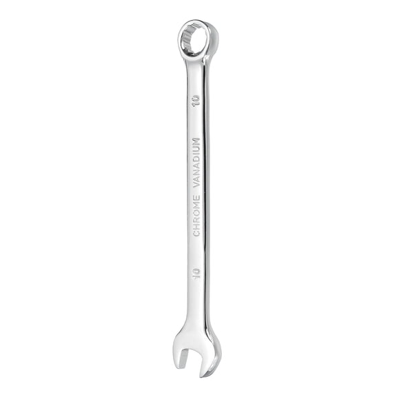 Combination Wrench 10mm Metric 12-Point Box and Open End CR-V Steel Spanner