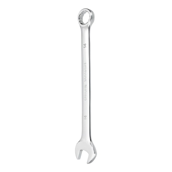 Combination Wrench 14mm Metric 12-Point Box and Open End CR-V Steel Spanner