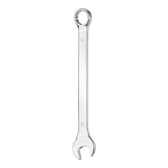 Combination Wrench 17mm Metric 12-Point Box and Open End 45# Carbon Steel