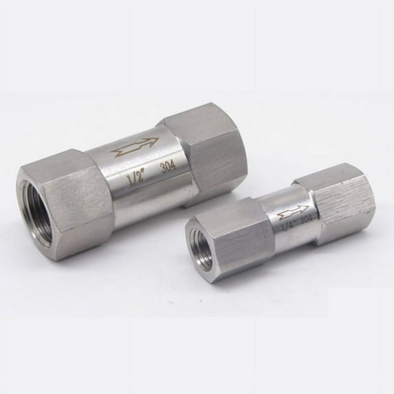 Combined Check valve NPT/G 1/8" 1/4" 3/8" 1/2" 3/4" 304/316 Stainless Steel One-way Separate Check Valve High Pressure 2500psi