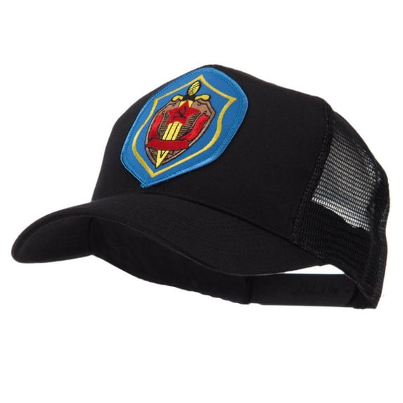 Combined Forces Military Patched Mesh Cap - KGB 2 OSFM