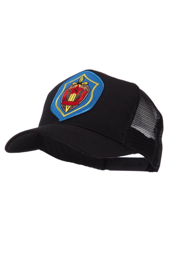 Combined Forces Military Patched Mesh Cap - KGB 2 OSFM