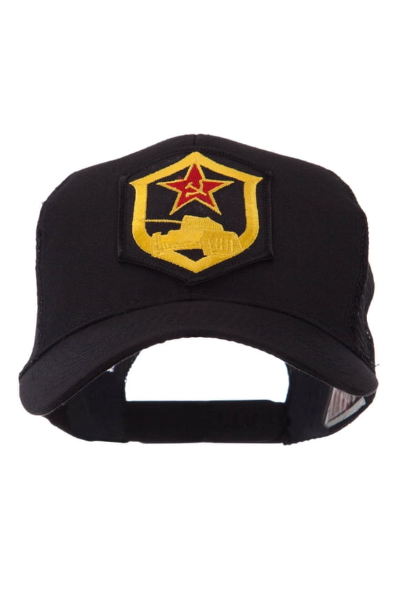 Combined Forces Military Patched Mesh Cap - Red Flag OSFM