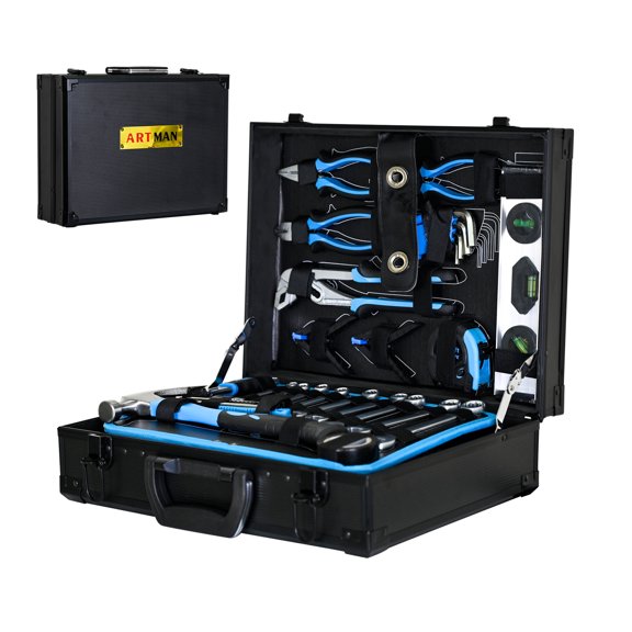 Combined Maintenance Tool Suitcase-247 pieces of Basic Home Maintenance Tool Set, General Machinery Tool Set