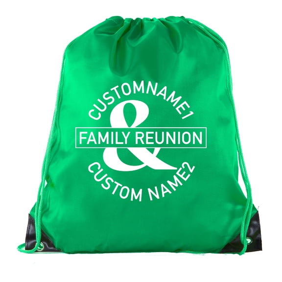 Combined Reunion Custom Last Name and Date - Family Reunion Party Favor Bags