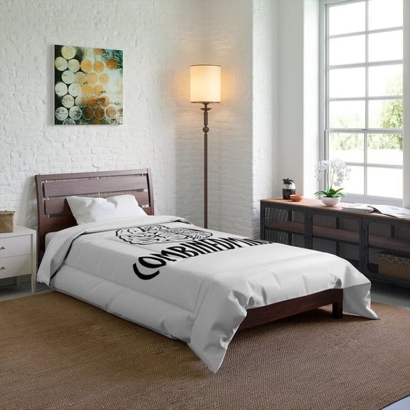 CombinedMinds Comforter - Blk Logo
