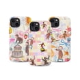 thumbnail image 1 of Combo of 3 Curious Monkey Phone Case, Cute Cartoon Birthday Party and Adventure iPhone Cover Set, Fun Artistic Protective Case for iPhone 16 15 14 13 12 11 Plus Pro Max Mini, 1 of 6