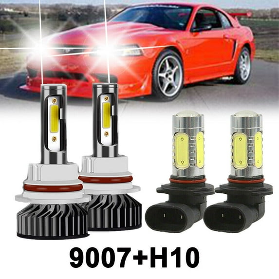 Combo 9007 LED Headlight Lo/Hi Beam Bulb fog light for Ford F150 1997-2003 F250o