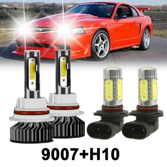 Combo 9007 LED Headlight Lo/Hi Beam Bulb fog light for Ford F150 1997-2003 F250o