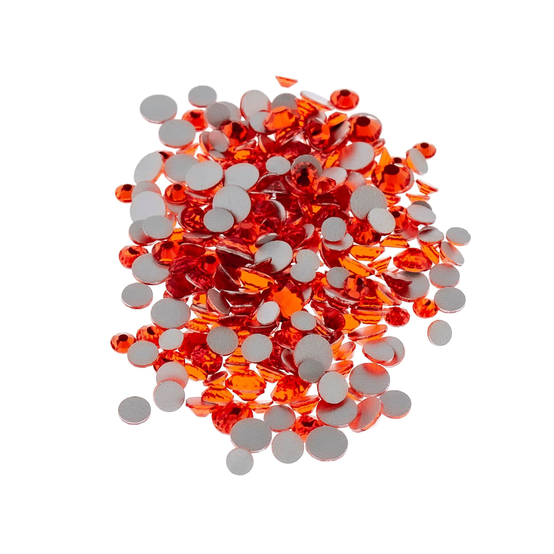 Bead Landing Combo Glass Flatback Rhinestones - SS12, SS16 & SS20 Multi-Size Faceted Gems for DIY Jewelry, Crafts & Nail Art, 12 Pack