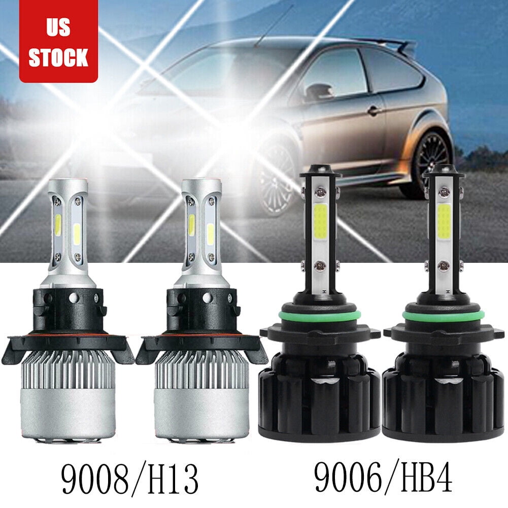 H13 8000K H13 LED Headlight Bulbs - Hi/Lo Beam For Dodge Ram 1500/2500/3500 (2006-2012) & Jeep Liberty/Patriot Led Headlights - Foto 6