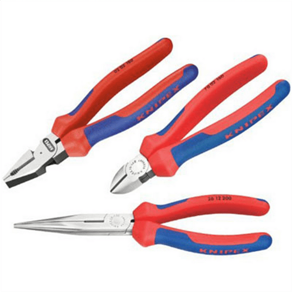 KNIPEX Combo Long Nose Plier Set 3pc
