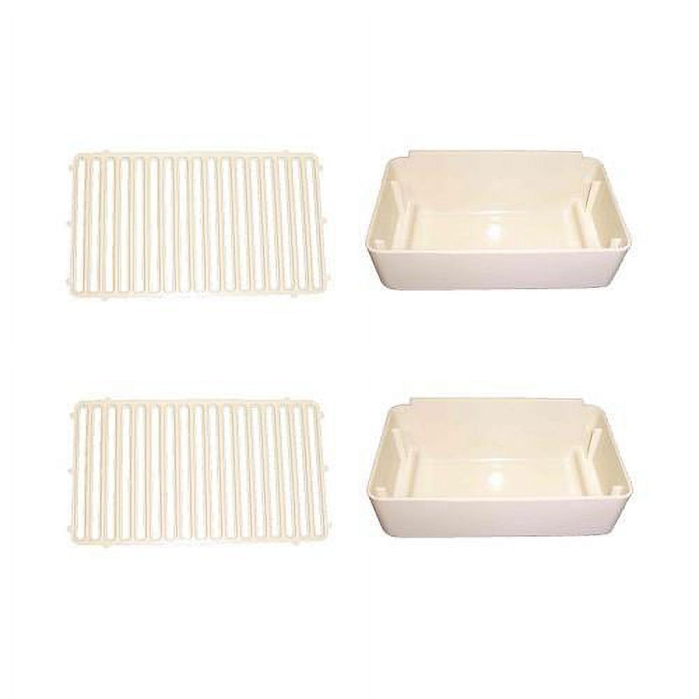 Combo Pack, 2 Drip Pans and 2 Drip Pan Covers, Replaces Crathco 2231 & 2232 - image 1 of 1