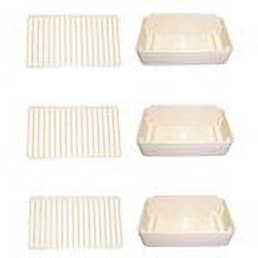 Combo Pack, 3 Drip Pans and 3 Drip Pan Covers, Replaces Crathco 2231 & 2232 - image 1 of 1