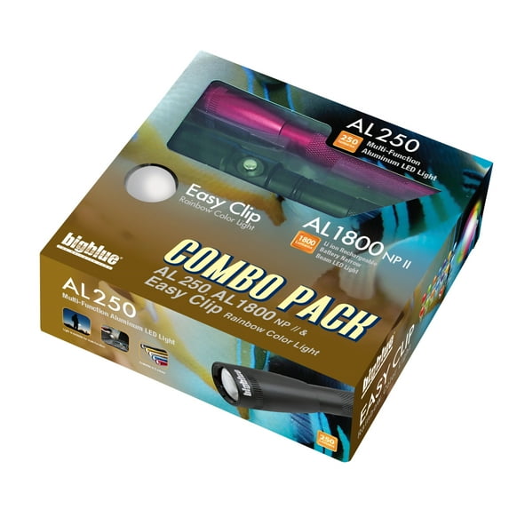 Combo Pack: AL250 Black & AL1800NP Black & Easy Clip Rainbow
