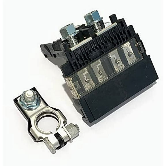 Combo Pack!! NEW 24380-79913 2438079913 Battery Fusible Fuselink Fuse w 24340-7F000 Positive Battery Terminal w Nuts for FX35 FX45 G35 350Z NV200 etc