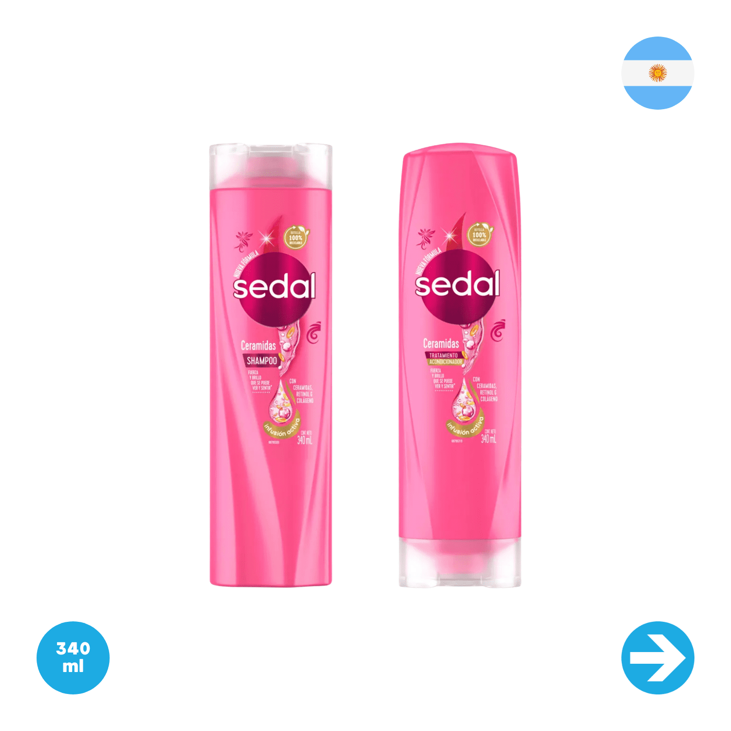 Combo Shampoo + Acondicionador Sedal Ceramidas