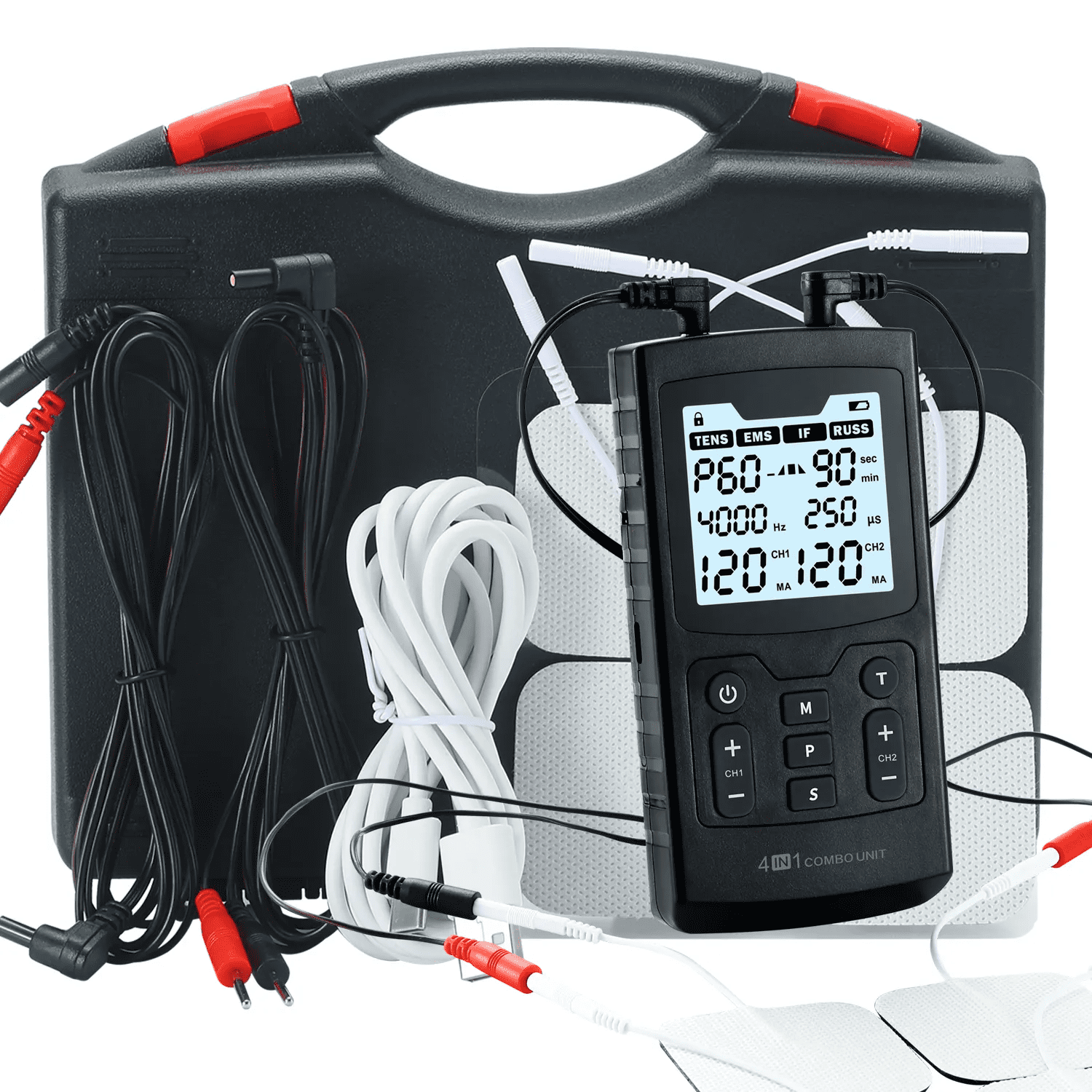 Combo Therapy Home and Prof. Use Electrotherapy IFT EMS Electro Muscle Stimulator Body pain Relief