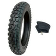 thumbnail image 1 of Combo Tire and Inner Tube Size 3.00-12 Front or Rear Knobby Tread, Motorcycle Trail Off Road Dirt Bike Motocross Pit, 1 of 5