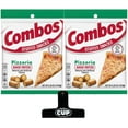 thumbnail image 1 of Combos Pizzeria Baked Pretzels, Contains: Milk, Wheat, Soy, 6.3 oz Bag (pack of 2) with By The Cup Bag Clip, 1 of 8
