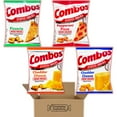 thumbnail image 1 of Combos Stuffed Snack 4 Flavors 1 Each Bulk Variety Share Pack - Pepperoni Pizza Baked Cracker, Cheddar Cheese Cracker, Pizzeria Baked Pretzel, Cheddar Cheese Pretzel In Cornershop Confections Pack, 1 of 5