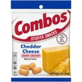 thumbnail image 1 of Combos Stuffed Snacks Cheddar Cheese Baked Cracker Snacks - 6.3 oz Bag, 1 of 11