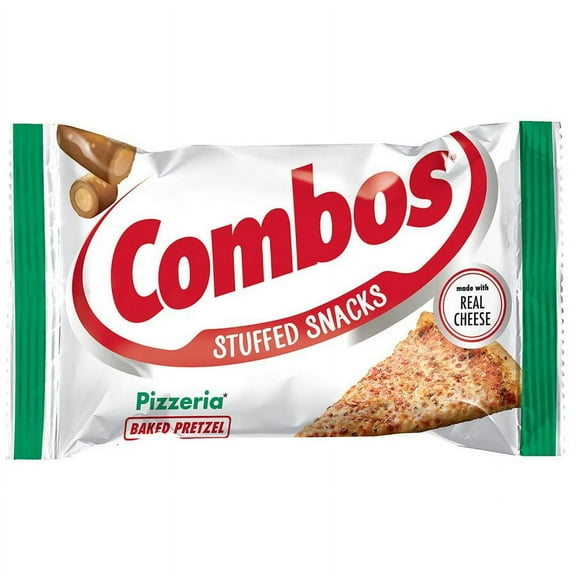 Combos Stuffed Snacks Pizzeria Baked Pretzel Snacks 1.8 oz Pack of 2