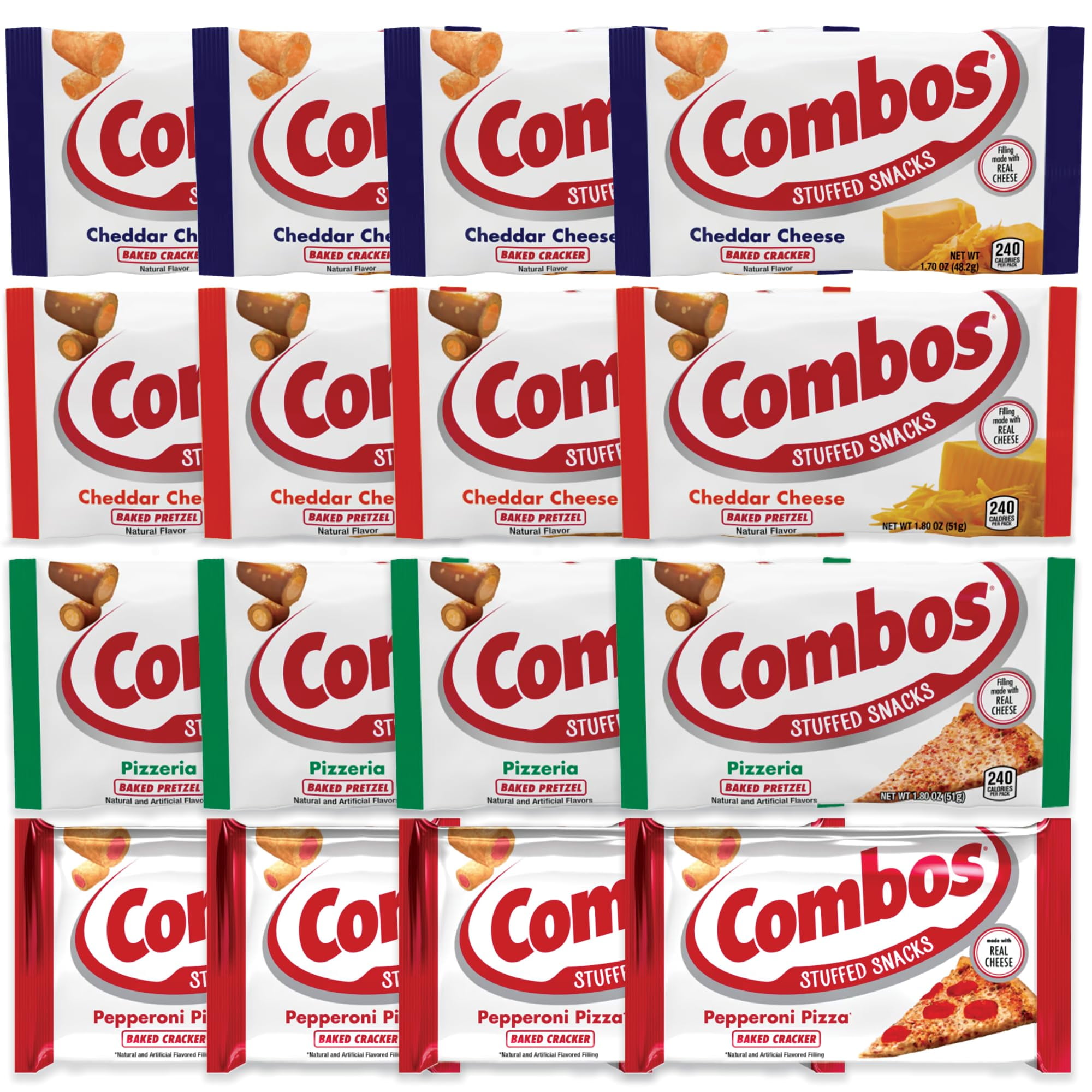 Combos Variety Pack of MMF7 4 Flavors 4 of of 16 Bags). Cheese Crackers ...