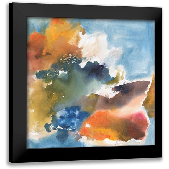 Combs, Joyce 12x12 Black Modern Framed Museum Art Print Titled - Friendships I