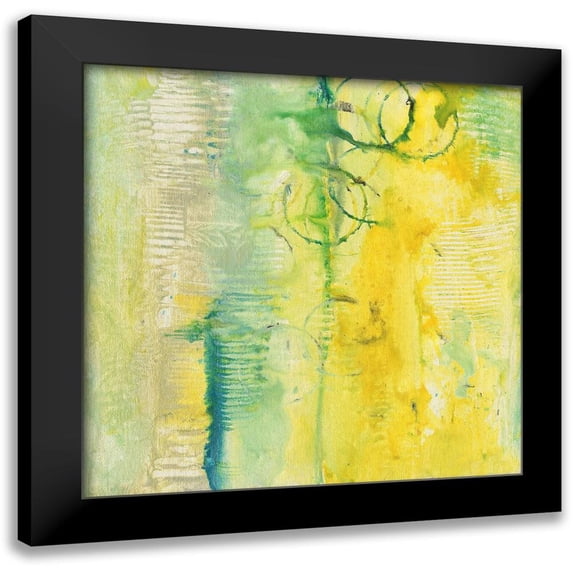 Combs, Joyce 12x12 Black Modern Framed Museum Art Print Titled - Oriental Figures III