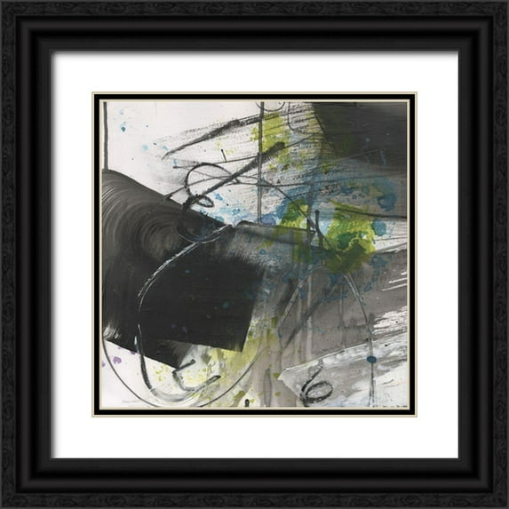 Combs, Joyce 12x12 Black Ornate Wood Framed with Double Matting Museum Art Print Titled - Pure Energy I