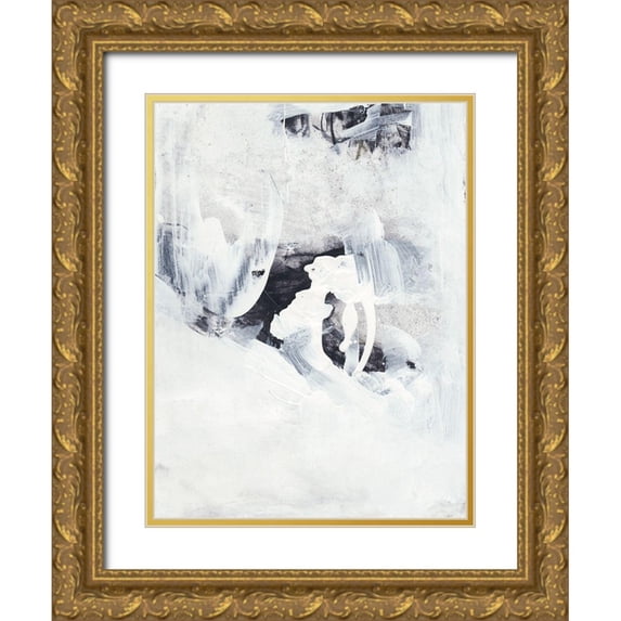 Combs, Joyce 12x14 Gold Ornate Wood Framed with Double Matting Museum Art Print Titled - Fire and Ice IV