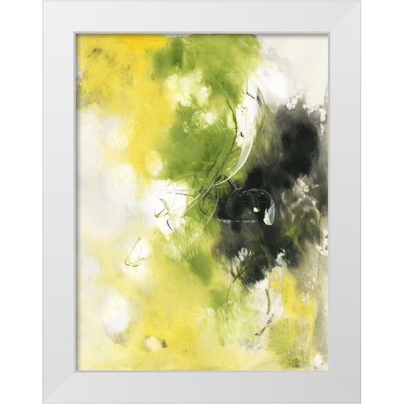 Combs, Joyce 12x14 White Modern Wood Framed Museum Art Print Titled - In Motion I